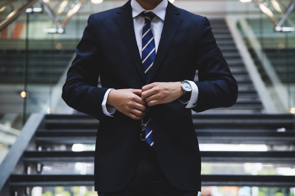 Business man in a suit.