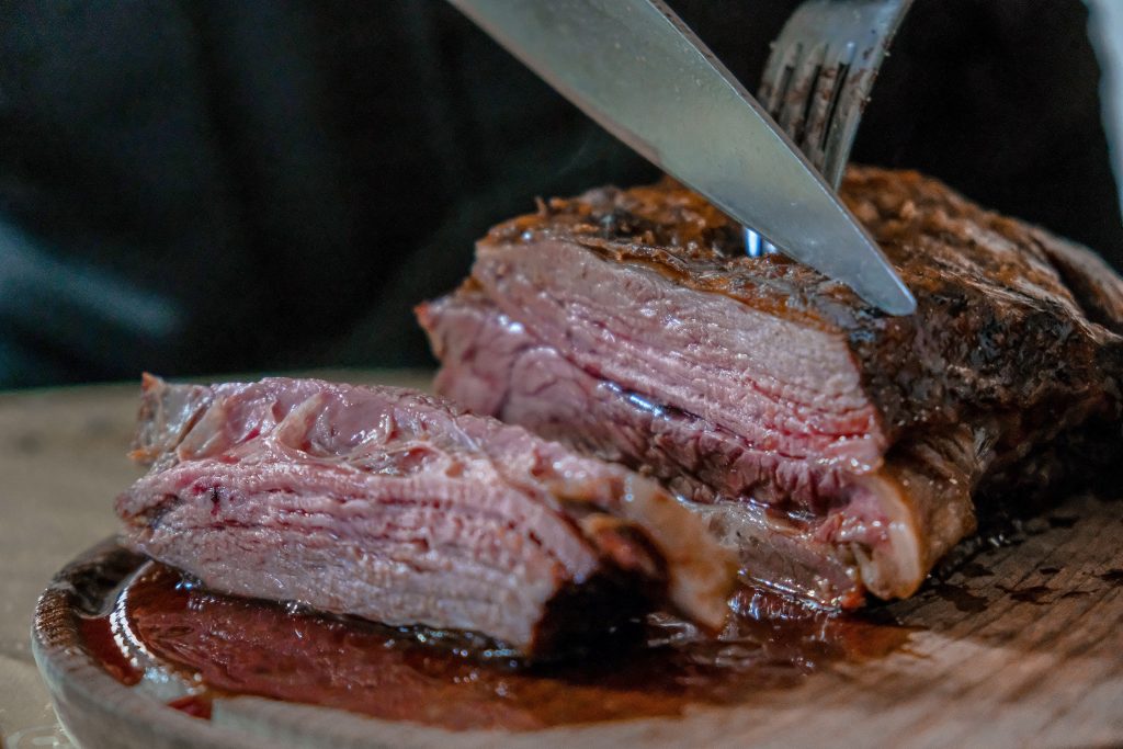 Beef brisket roast.